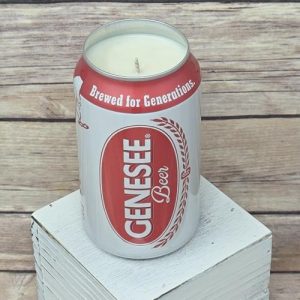 Genny Genesee Beer Can Soy Wax Candle with Custom Scent