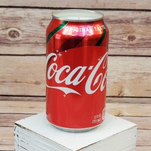 Christmas Gift Coke Coca-Cola soda can candle