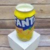 A totally unique Fanta Pineapple scented soy candle, housed in a recycled drink can.