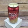 Featuring soy wax and hand-pouring, this Dr Pepper Cream Soda candle is in an upcycled can.
