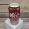 Upcycled Dr Pepper Strawberries and Cream can with soy wax for a handmade candle