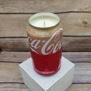 Coke Vanilla candle label