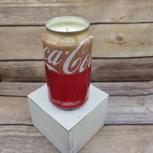 Coke Vanilla Coca Cola soda can soy wax candle