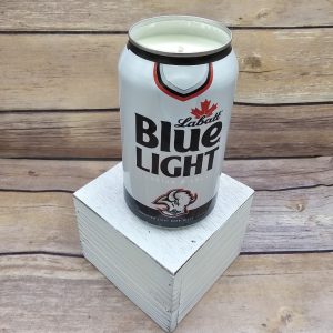Labatt Blue Light 2024 NHL Buffalo Sabres Goat Head Beer Can Soy Wax Candle with Custom Scent