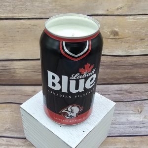 Labatt Blue 2024 Buffalo Sabres candle close up