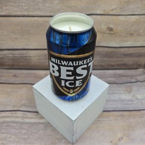 Milwaukee's Best Ice Beer Can Soy Wax Candle with Custom Scent