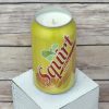 Squirt soda pop can soy wax candle