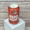 Bud Light 2024 NFL Cleveland Browns beer can soy wax candle