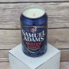 Sam Adams Boston Lager beer can soy wax candle